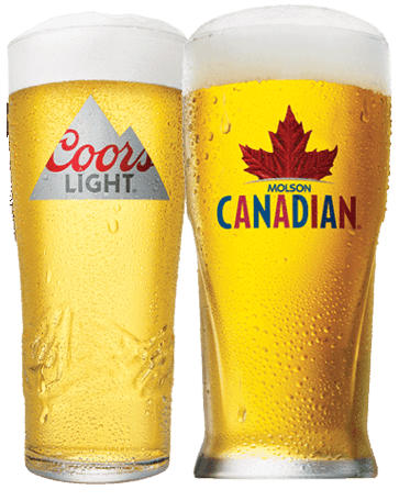 Canadian and Coors Light